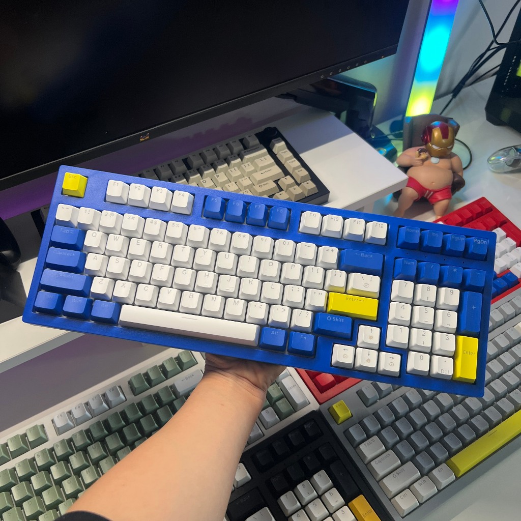 Bàn Phím Cơ Chơi Game  ESONNE K98 Bản Blue/red Switch | EZPC