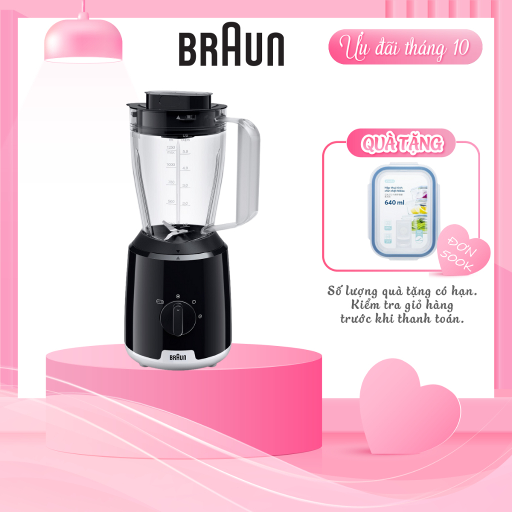 Máy xay sinh tố Braun JB1050BK-Hàng chính hãng bảo hành 24 tháng