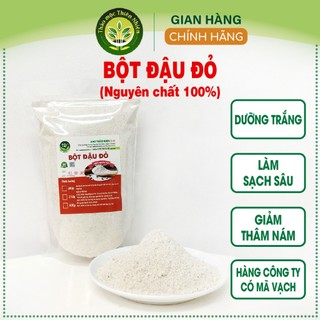 Bột Đậu Đỏ Nguyên Chất dùng đắp mặt nạ ngăn ngừa mụn, dưỡng da trắng mịn - 250g/500g