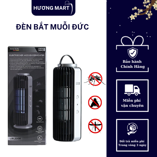 Đèn bắt muỗi Lebenlang LBL2308 thông minh 2 tần số, 8W an toàn cho cả gia đình, bảo hành 2 năm - hàng chính hãng