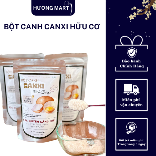 BỘT CANH CANXI HỮU CƠ RICHKIDS- BỔ SUNG CANXI CHO CẢ GIA ĐÌNH - GIA DỤNG HƯƠNG MART