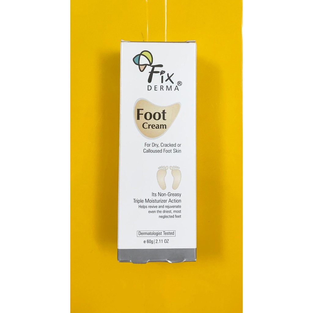 Kem Dưỡng Mềm Mịn, Chống Nứt Nẻ Gót Chân hàng chính hãng của Fixderma Foot Cream 60g