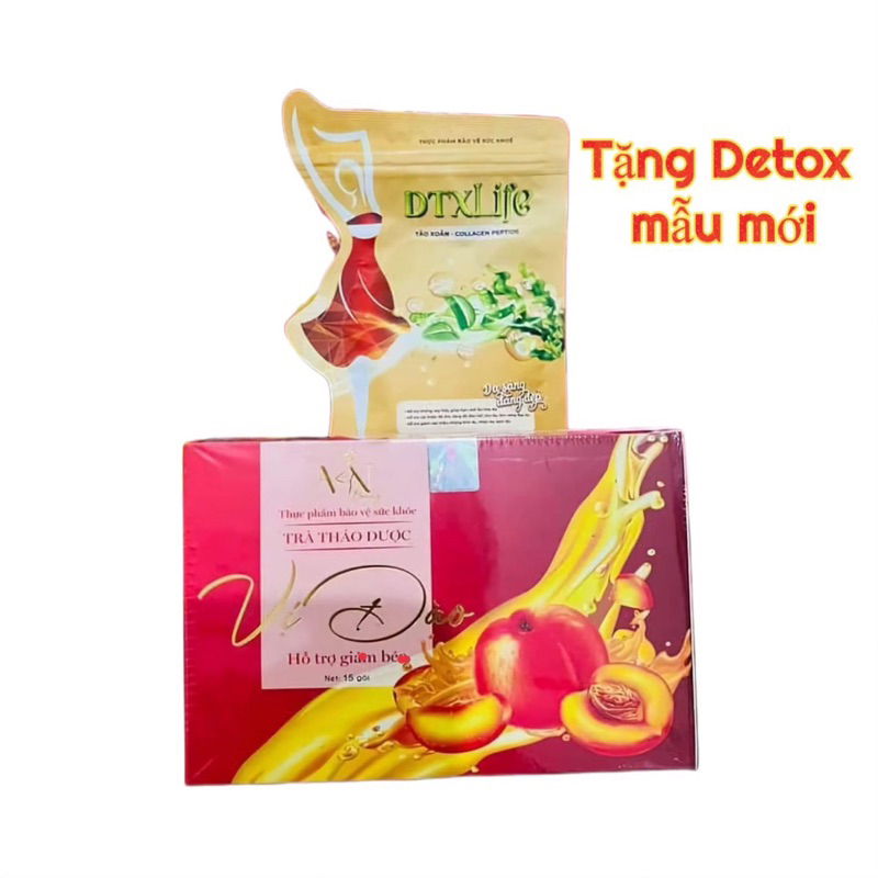 Trà giảm cân vị đào thơm dễ uống - giảm cân an toàn Đông Anh