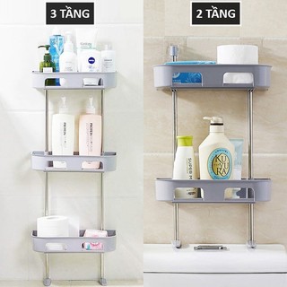 Kệ để đồ cho  nhà vệ sinh nhà tắm đa năng 2 tầng , 3 tầng SHAHANI tiết kiệm không gian