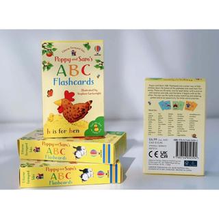 Flash card học Tiếng Anh cho bé Poppy and Sam's ABC flash cards