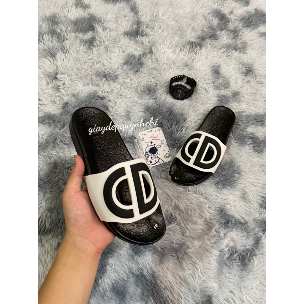 Dép quai ngang Nam D.I.O.R CD Hàng Mới Nhất - Dép Quai Ngang CD HOT HIT