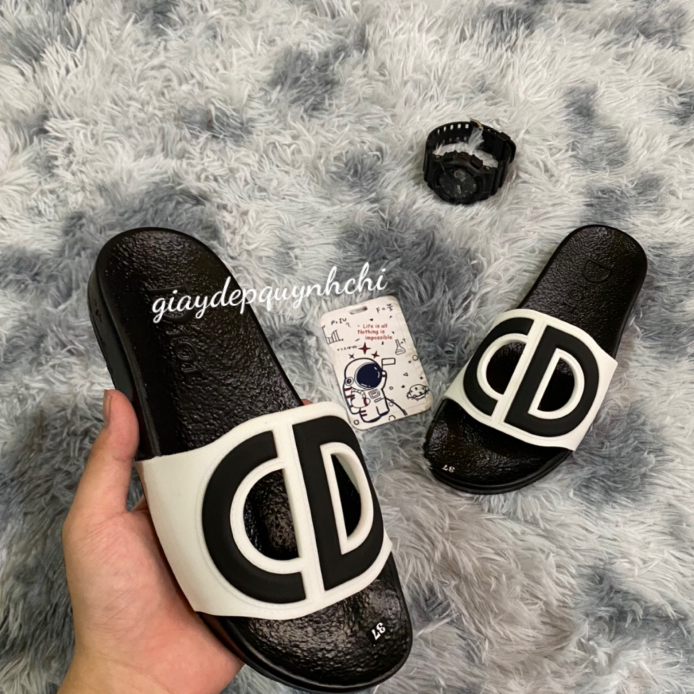 Dép quai ngang Nam D.I.O.R CD Hàng Mới Nhất - Dép Quai Ngang CD HOT HIT
