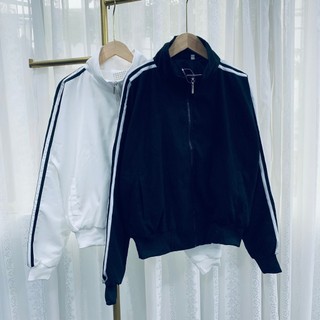 Áo Khoác Bomber Thêu số 16 chất da lộn