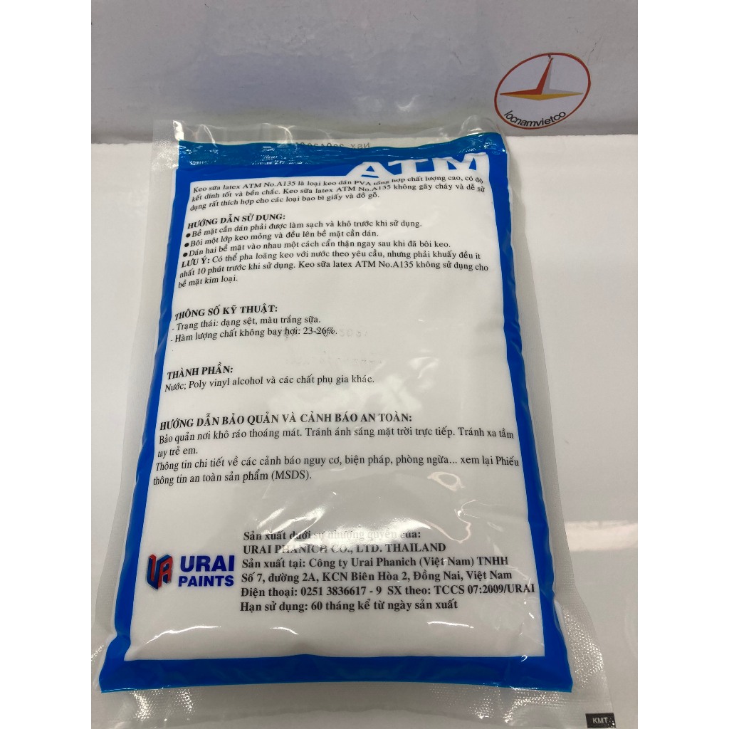 KEO SỮA LATEX ATM No. A135 1 Kg
