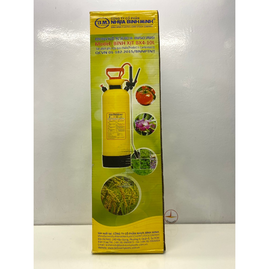 Bình phun xịt thuốc Bình Minh 10 Lít