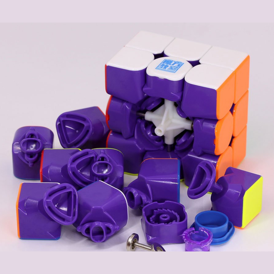 Rubik 3x3 Super RS3M v2 nhựa phủ UV bóng 3 phiên bản