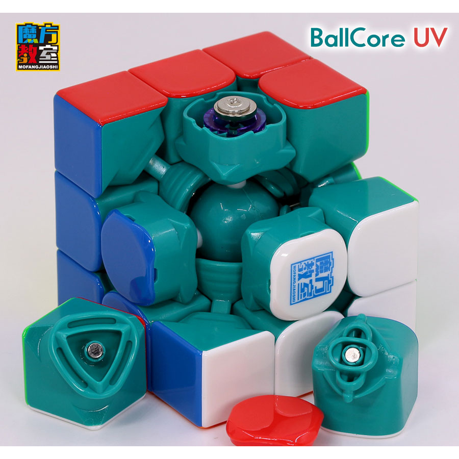 Rubik 3x3 Super RS3M v2 nhựa phủ UV bóng 3 phiên bản