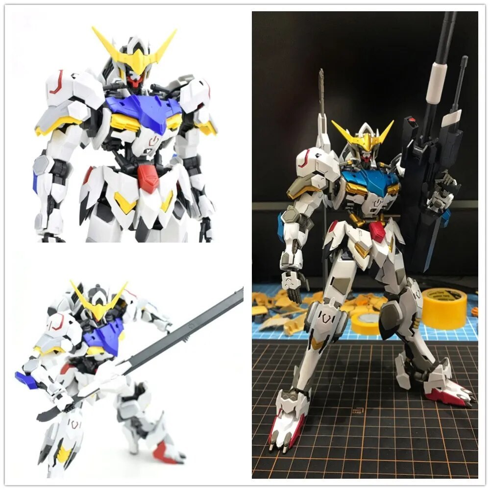 Mô Hình Lắp Ráp Gundam Hirm MG 1/100 Barbatos 4th Form MJH + Decal huỳnh quang phát sáng