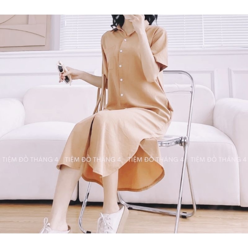 ĐẦM SƠ MI ĐŨI SANG CHẢNH