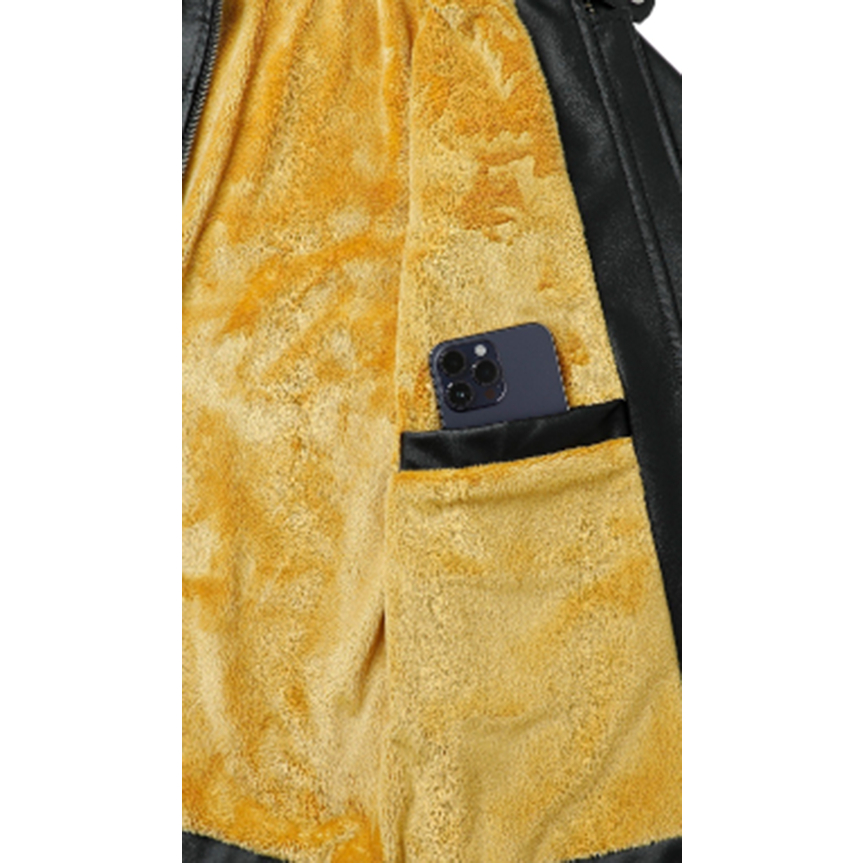 Áo Khoác Da Nam Lót Lông Sang Trọng Model Fashion AD212