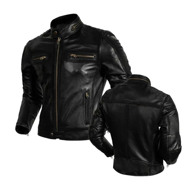 Áo Khoác Da Nam Lót Lông Sang Trọng Model Fashion AD212