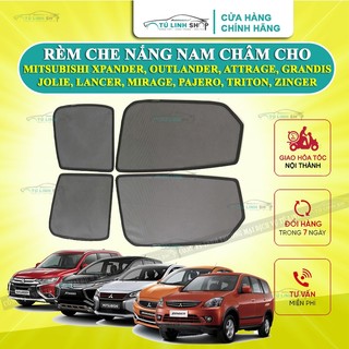 Rèm che nắng nam châm cho Xforce, Xpander, Outlander, Attrage, Grandis, Jolie, Lancer, Mirage, Pajero,Triton, Zinger