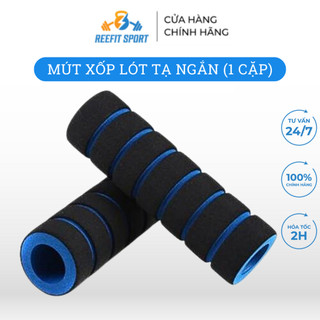 Bộ 2 mút xốp Reefit Sport loại ngắn dùng lót tạ giúp chống trơn trượt, chai tay khi tập luyện