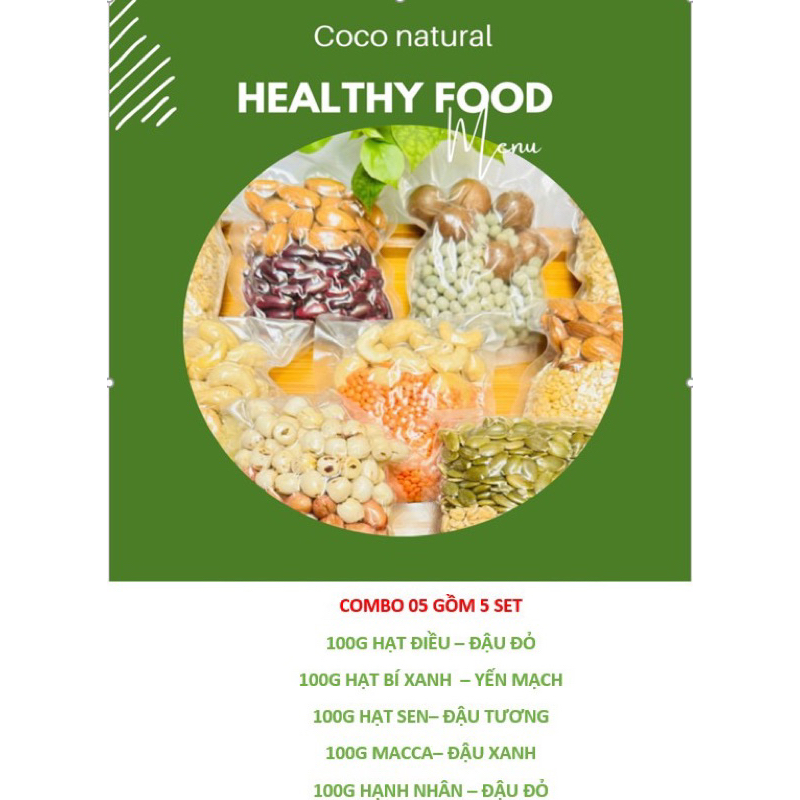 Set hạt dinh dưỡng làm sữa