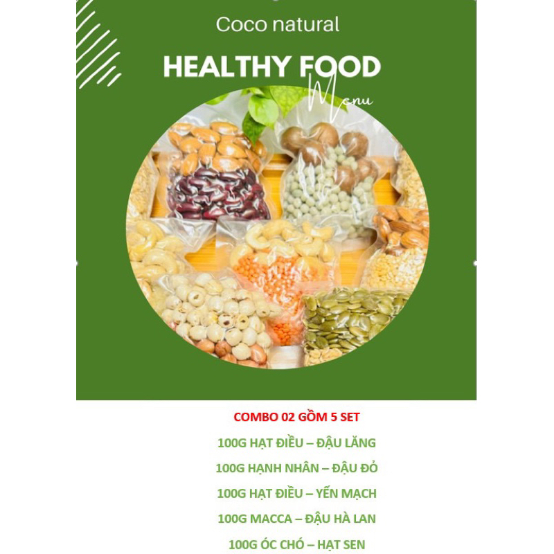 Set hạt dinh dưỡng làm sữa