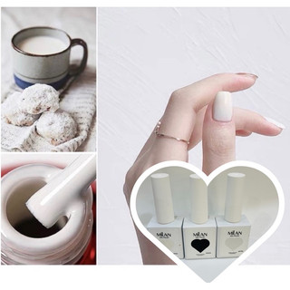 Sơn gel đen trắng, sơn gel trắng sữa nước gạo Milan