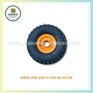 Bánh xe đẩy hơi 350-4 caosumina