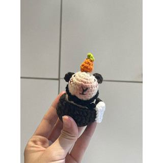 Gấu bông chuột lang nước capybara len handmade