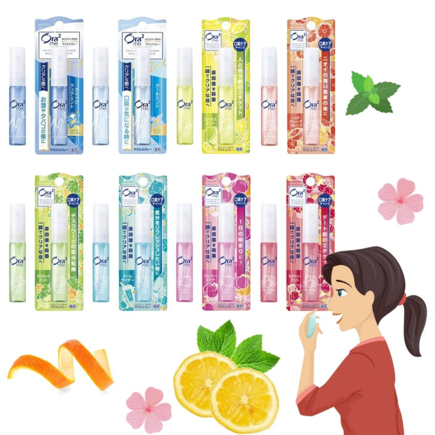 [Hàng Auth] Xịt thơm miệng Sunstar Ora2 Me lọ 6ml