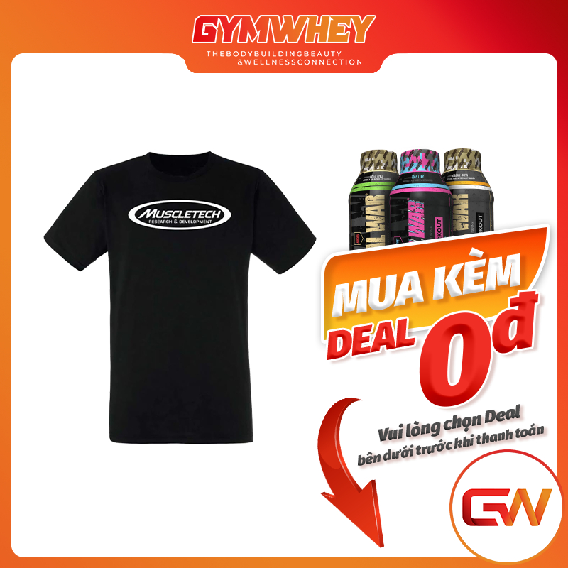 Áo Thun Body Thể Thao Muscletech Màu Đen Cao Cấp