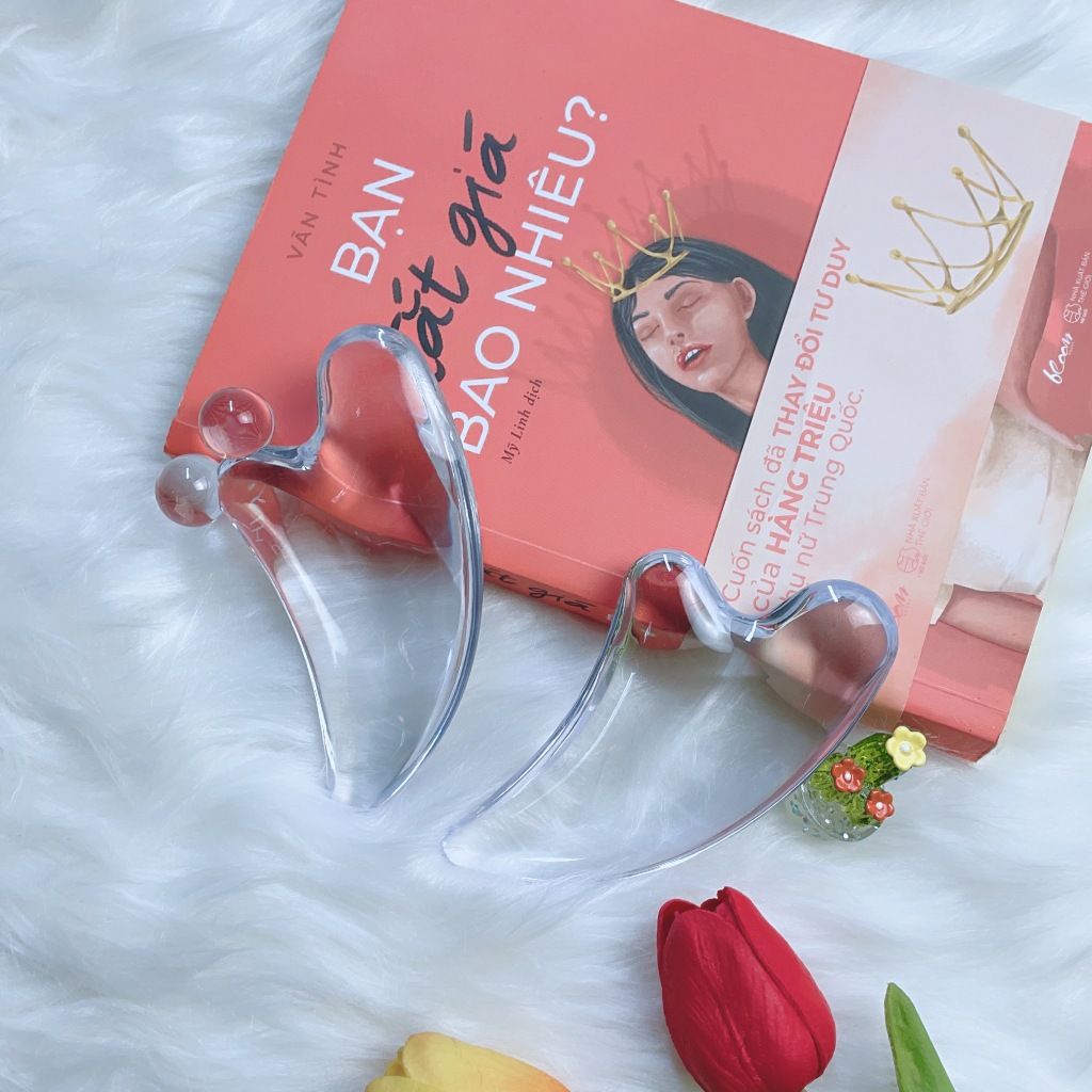 Đá Massage Mặt Guasha Trong Suốt