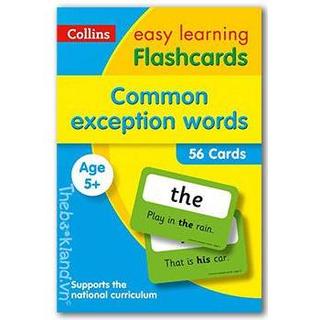 Flash card học đánh vần Tiếng Anh Collins Easy Learning KS1 - Common Exception Words Flash cards