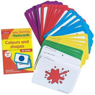 Flash card học Tiếng Anh hình dạng và màu sắc Collins Easy Learning Preschool - Colours and Shapes Flash cards