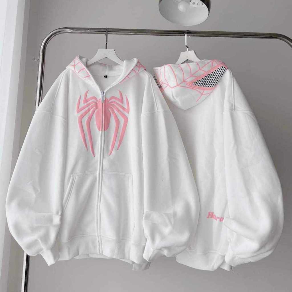 Áo khoác zip-Áo khoác hoodie zip nữ Localbrand Panacea.Studio chất vải nỉ tàu 2 lớp