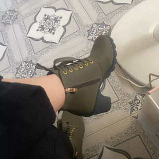[HÀNG CÓ SẴN] Giày boot nữ dây kéo thời trang Có BIG size 35-42