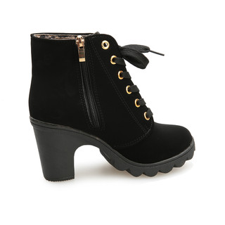 [HÀNG CÓ SẴN] Giày boot nữ dây kéo thời trang Có BIG size 35-42