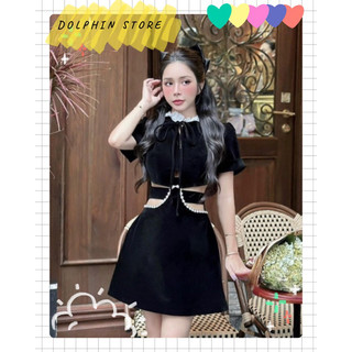 [BIGSIZE ẢNH THẬT] - Đầm nhung bigsize - đầm đen bigsize - đầm tiểu thư bigsize - đầm đi tiệc bigsize
