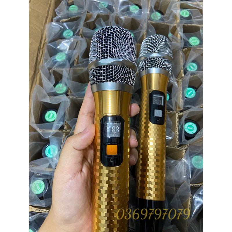 TAY MICRO MIC LOA KÉO KIM CƯƠNG KHÔNG DÂY KÈM BO MẠCH MIC