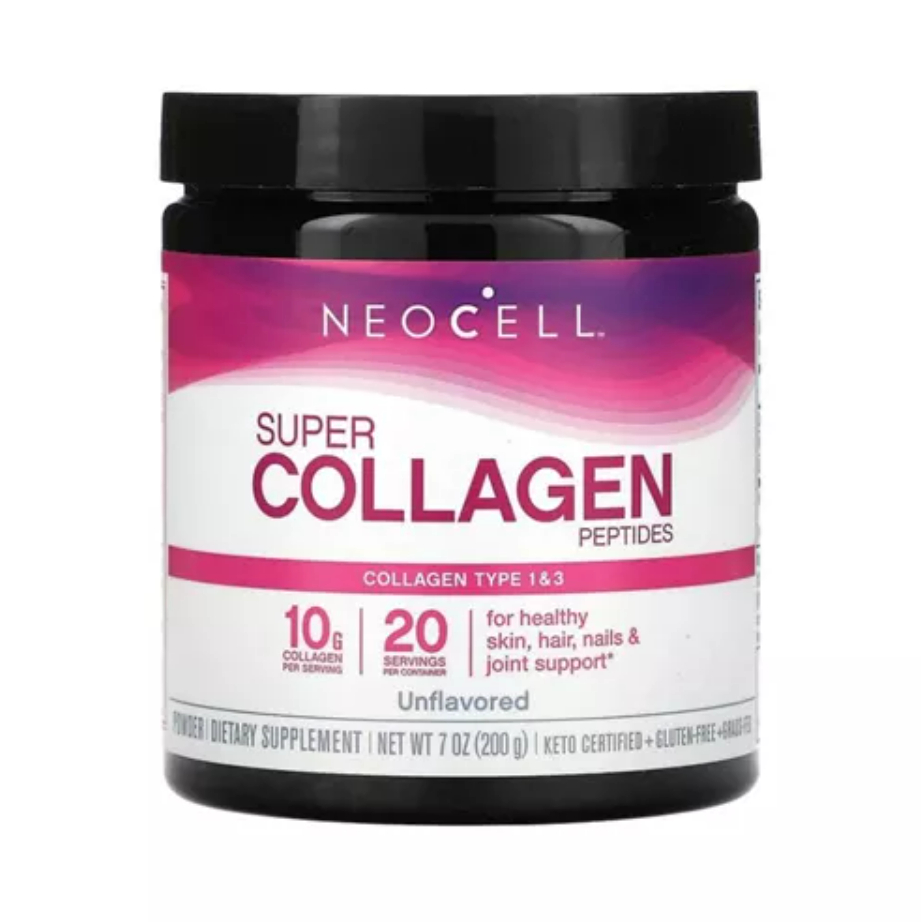 Collagen dạng bột neocell type 1&3 hộp 200g của mỹ hỗ trợ da săn chắc, ngừa lão hóa Healthy Care quatangme