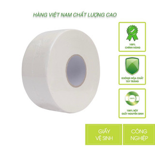 Giấy Vệ Sinh Công Nghiệp 2 Lớp Mịn Size Lớn (Nặng 700g)