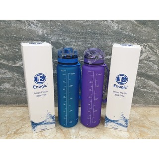 Bình enagic đựng nước ion kiềm dung tích 1000ml - 2 màu tím và xanh dương