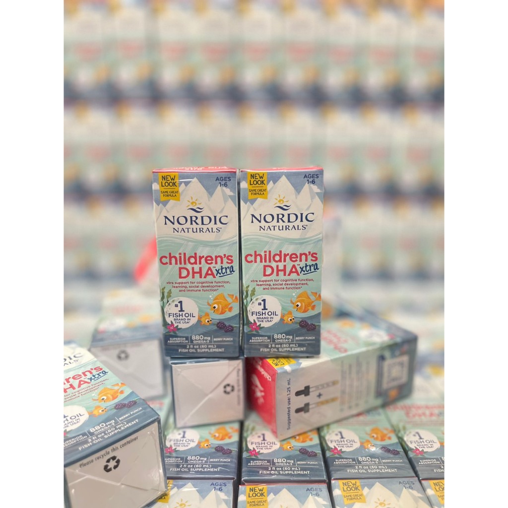 S,iro Bổ Sung DHA Cho Bé Children's DHA Nordic Naturals Mỹ