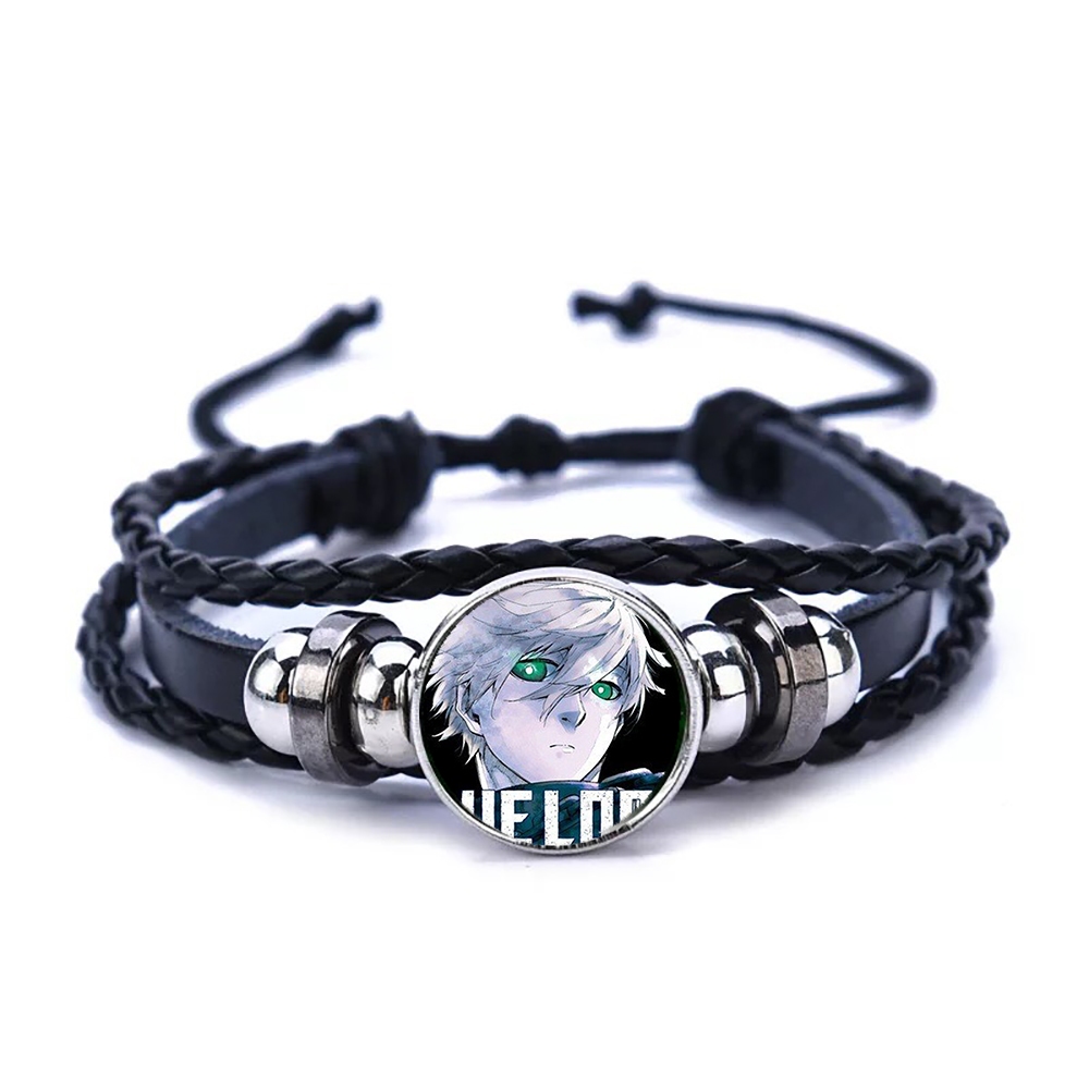 Vòng tay da lộn BLUE LOCK ver HÀNH ĐỘNG in hình game anime chibi phụ kiện thời trang xinh xắn