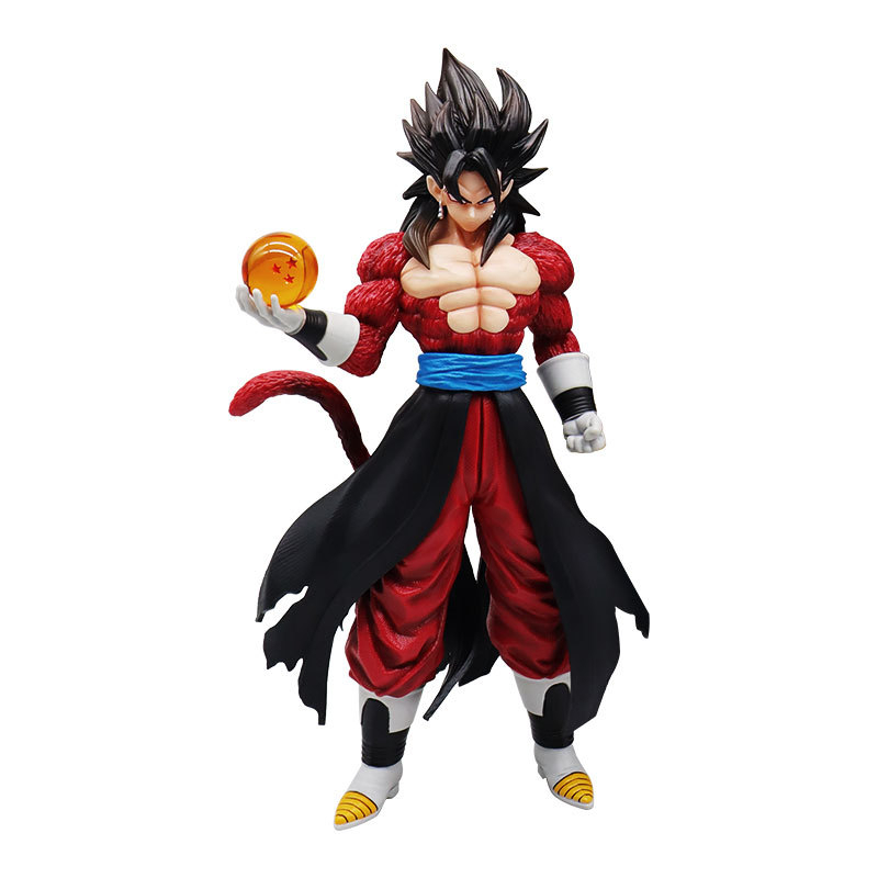 Mô hình lớn Vegeto Super Saiyan 4 Figurine Vegeto cầm ngọc rồng Anime Dragon Ball trong 7 viên ngọc rồng
