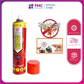Xịt diệt côn trùng ruồi muỗi kiến gián và mối mọt số 9 feng meng 600ml hàng việt nam