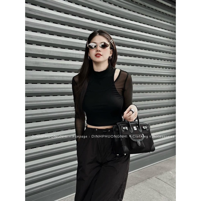 Áo zip phối lưới loại 1