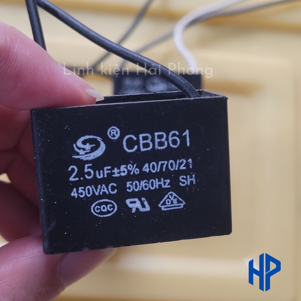 Tụ quạt các loại 2uf 450V -  2,5uf 450V - 3uf 450V -4uf 450V - 5uf 450V hàng mới đẹp