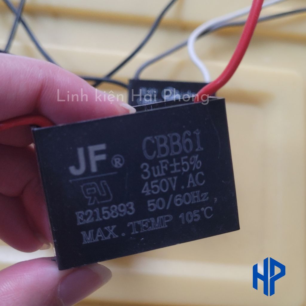 Tụ quạt các loại 2uf 450V -  2,5uf 450V - 3uf 450V -4uf 450V - 5uf 450V hàng mới đẹp