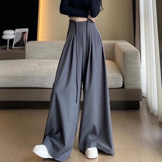 Quần suông nữ dáng dài ống rộng phối dây buộc cá tính - Retrostyle.vn - Quansuong018_P2K6