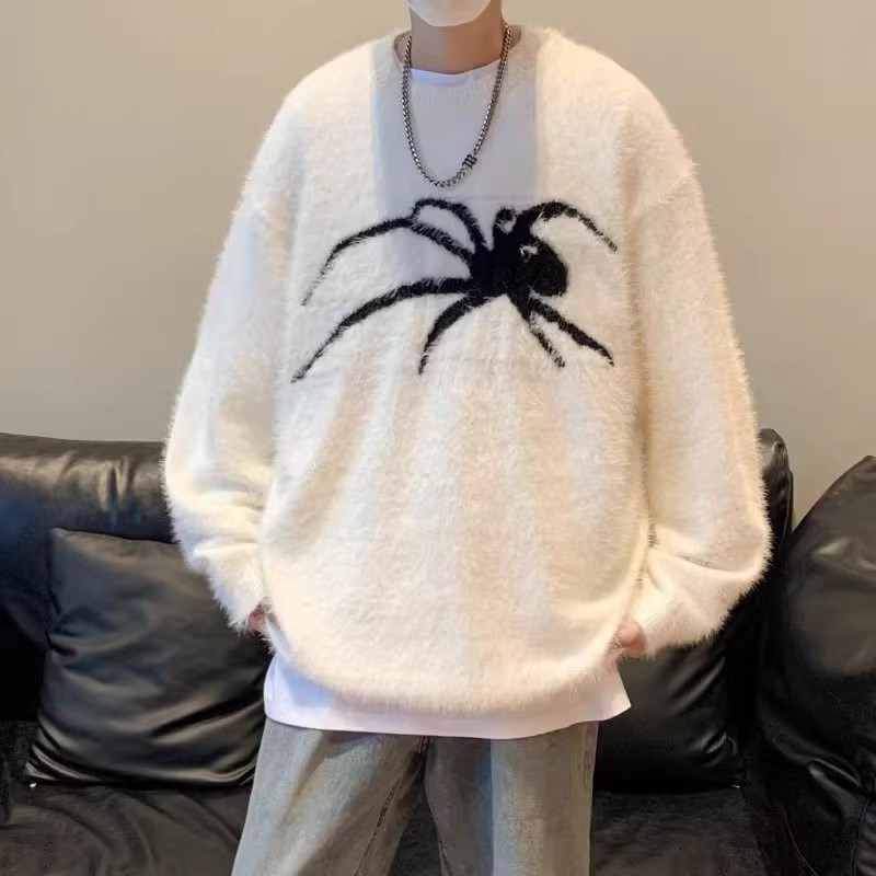 Áo len unisex Spider 2 màu   AL204