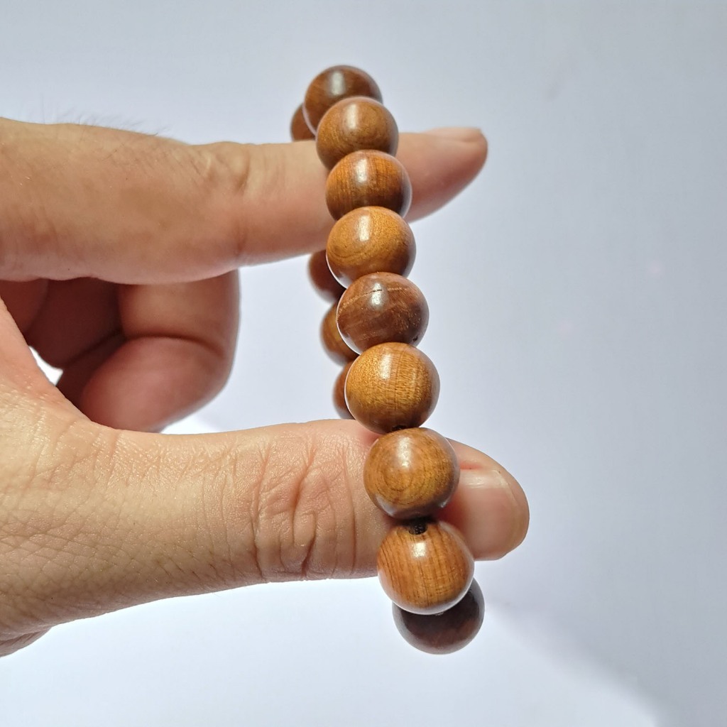 Vòng tay nam, nữ PQ Leather - chuỗi hạt gỗ Bách Xanh cao cấp dành cho nam nữ size 8-10-12-14 ly mùi gỗ thơm lâu dịu nhẹ